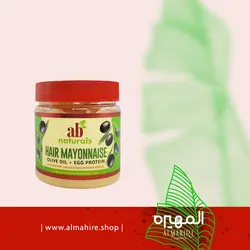 شامپو روغن زیتون و پروتئین تخم مرغ، ۹۳ میل + ماسک مو مایونز با روغن زیتون و پروتئین تخم مرغ، ۵۰۰ میل AB Naturals Shampoo Olive Oil & Egg Protein, 93ml + Hair Mayonnaise Olive Oil & Egg Protein, 500ml