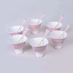 بستنی خوری 6 نفره با قاشق Love
