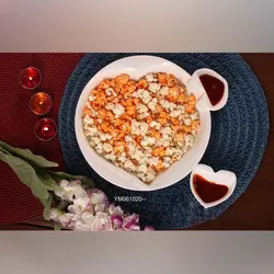 تنقلات خوری همراه با سس خوری سرامیکی پایه چوبی YM061020