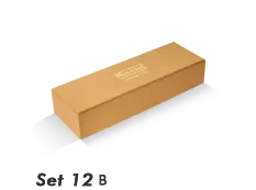 سرویس کارد و چنگال ۱۲ پارچه میوه خوری ۶ نفره ویوالدی طلایی مات نیکولو 9063