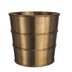 سطل فلزی هندی گلد کیش GK892210 Brass