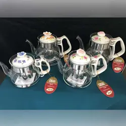 قوری پیرکس با دسته چینی