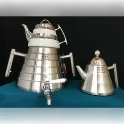 کتری 5 لیتر و دو قوری 1 لیتر در 6 طرح متفاوت