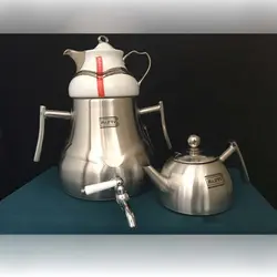 کتری 5 لیتر و دو قوری 1 لیتر در 6 طرح متفاوت