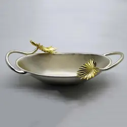 کشکول قایقی گود برگی آلومینیومی هندی