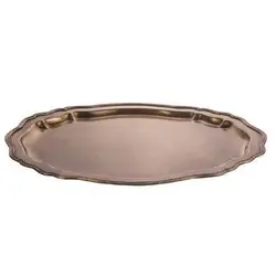 سینی بزرگ فلزی هندی گلد کیش GK892242 Brass