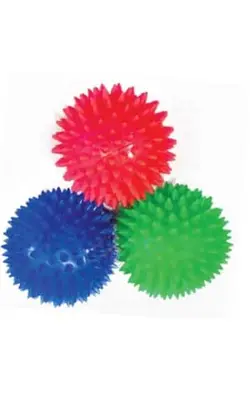 توپ چراغ دار خاردار رنگی کد R010