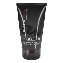 ژل شستشوی صورت حاوی پودر زغال هیدرودرم مناسب پوست چرب و آکنه ای