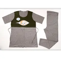 ست بلوز شلوار بارداری و شیردهی طرح Hi