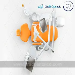 یونیت دندانپزشکی دنتوس Dentus شیلنگ از پایین مدل C3006