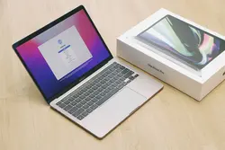 لپتاپ اپل مدل Apple MacBook Pro 2022 MNE P3 رم 8 حافظه 256