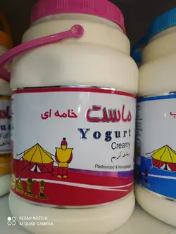 ماست دبه خامه ای عشایر