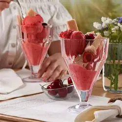 جام کریستال جفتی پاشاباغچه مدل پلیتس کد 68136