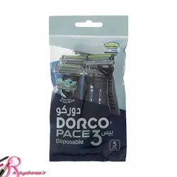 خودتراش دورکو مدل Pace 3 Disposable بسته ۵ عددی