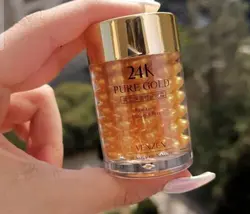 کرم دور چشم خاویار و طلای 24 عیار ونزن