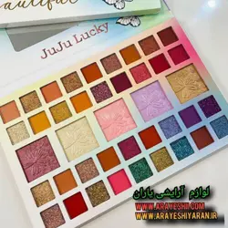 پالت سایه و رژگونه و هایلایتر juju lucky