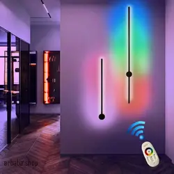 چراغ دیواری RGB لامپ دیواری رنگا رنگ LED کنترل لمسی