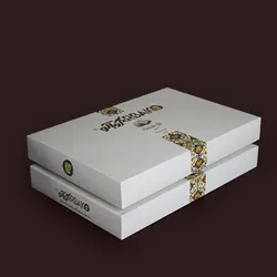 گز لقمه 50% مغز پسته  (جعبه سفارتی کورش واسلیمی