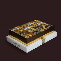 گز لقمه 50% مغز پسته  (جعبه سفارتی کورش واسلیمی