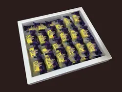 گز لقمه عسلی و ترنجبينی 28% مغز پسته زعفرانی و عسل آرباکو