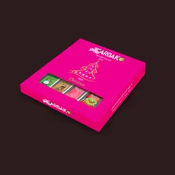 گز لقمه 42% مغز پسته آرباکو (طرح کریسمس)