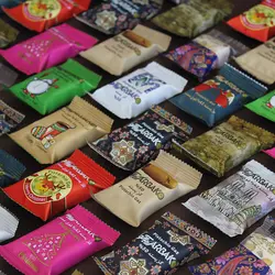 گز لقمه میکس 42%-50% مغز پسته آرباکو جعبه سفارتی