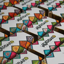 گز لقمه عسلی و ترنجبينی هتلی گردو زنجبیل، میوه ای، اسپرسو و پسته (جعبه سنتی)