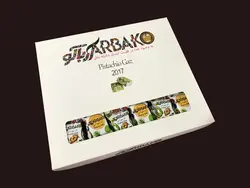 گز لقمه عسلی و ترنجبينی میوه ای 28% میوه خشک (توت فرنگی ،هلوزعفرانی،کیوی) + 10% مغز پسته و عسل آرباکو