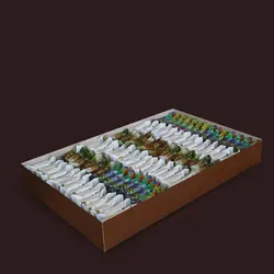 گز لقمه عسلی و ترنجبينی 28% مغز پسته و بادام آرباکو