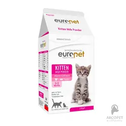 شیرخشک بچه گربه یوروپت Europet Milk وزن 200 گرم