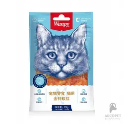 تشویقی گربه ونپی با طعم مرغ جرکی 25 گرمی