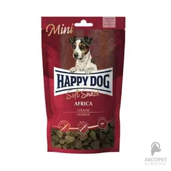 تشویقی نرم سگ هپی داگ مدل اموزش با طعم شترمرغ 100 گرمی