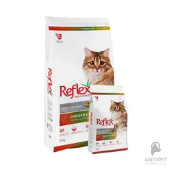 غذای خشک گربه رفلکس با طعم مرغ و برنج مدل گورمه مولتی کالر Gourmet