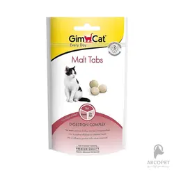 قرص گوارش گربه جیم کت حاوی مالت 40 گرمی