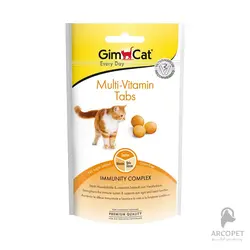 قرص مولتی ویتامین جیم کت مدل تقویت سیستم ایمنی 40 گرمی