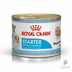 کنسرو استارتر Mother and Baby توله سگ و مادر رویال کنین 195 گرمی