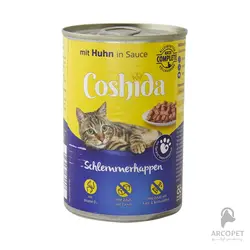 کنسرو گربه کوشیدا با طعم مرغ 415 گرمی
