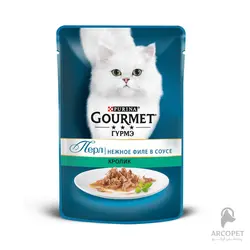 پوچ گربه گورمت با طعم خرگوش 85 گرمی