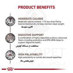 غذای خشک گربه مدل گاسترو اینتستینال رویال کنین Gastrointestinal