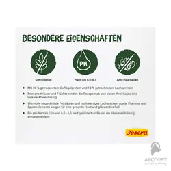 غذای خشک گربه جوسرا نیچرکت بدون غلات مدل NatureCat