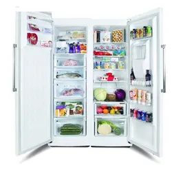 یخچال فریزر دوقلو نیکسان مدل NR592DN-NF592DN IC (سفید) - لوازم خانگی آرزو