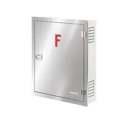 جعبه توکار آریا کوپلینگ تمام استیل آتش نشانی (بدون قرقره)75*65