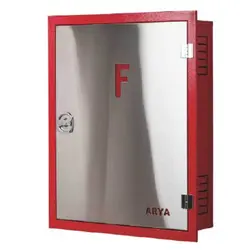 جعبه توکار آریا کوپلینگ استیل خش دار آتش نشانی (بدون قرقره)75*65