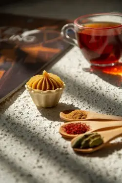 حلوا زعفرانی فنجانی