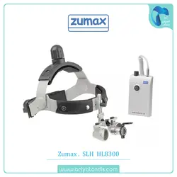 لوپ چشمی کلاهی SLH همراه با لایت HL8300 وایرلس   Zumax