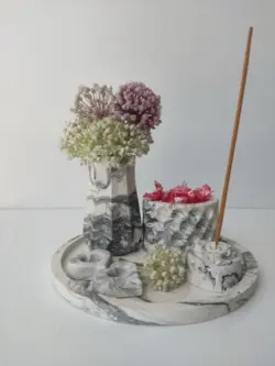 ست اکسسوری شش تکه بتنی