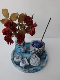 ست اکسسوری شش تکه بتنی