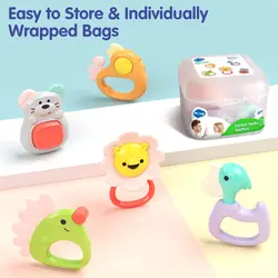 جغجغه دندانگیر 5 عددی هالی تویز Huile Toys