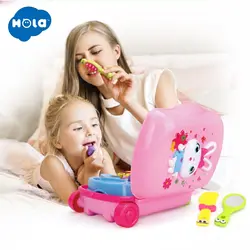اسباب بازی موزیکال ست آرایشی چمدانی قابل حمل هالی تویز Huile Toys