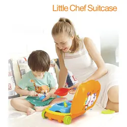 اسباب بازی موزیکال ست چمدان آشپزي قابل حمل هالی تویز Huile Toys